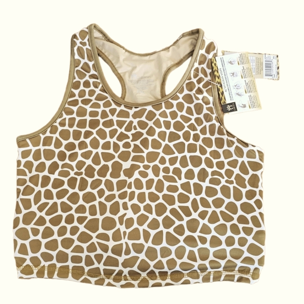 Cheata Equestrian‎ Safari Trotter Bra Ultimate Compression Snake Size XXS NWT